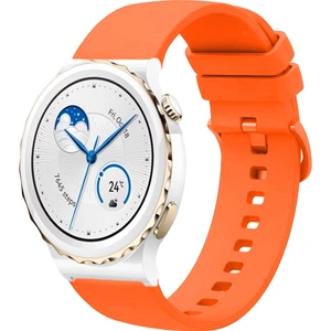 Huawei Watch Gt3 Pro 43MM Seramik ile Uyumlu Kordon Jel Silikon Tokalı Kayış