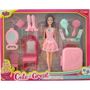 Cindy Doll Bavullu Makyaj Masalı Bebek