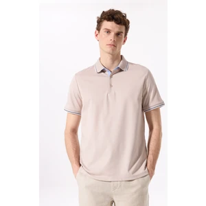 Comfort Erkek Bej Polo T-Shirt