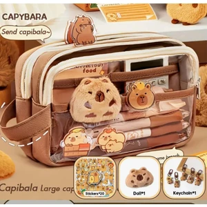 Capibara Karikatür Detaylı Kalem Kutusu