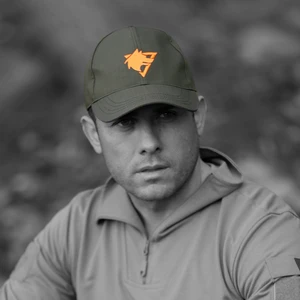 Wolftrap Tactical Turuncu Kurt Logolu Haki Ripstop Şapka
