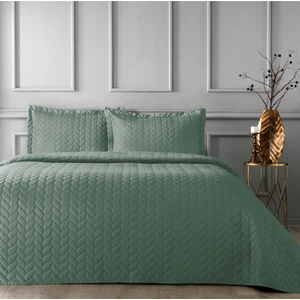 Glory Çift Kişilik Yatak Örtüsü Yeşil
