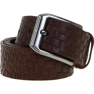 Kahve Erkek Deri Örme Kemer FRK 106