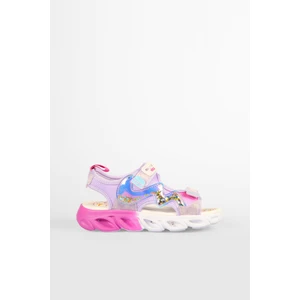 332.P25Y.179 Legendy Patik Işıklı Phylon Lila Kız Çocuk Sandalet