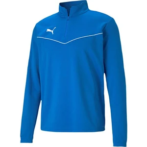 Teamrise 1/4 Zip Top Erkek Futbol Antrenman Uzun Kollu Tişört 65739402 Mavi