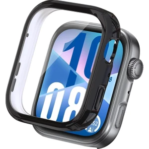 Huawei Watch Fit 4 Kılıf 360 Full Round Soft Silicone Siyah