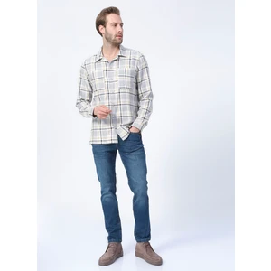 Clk 03 Skinny Fit Düz Mavi Erkek Denim Pantolon