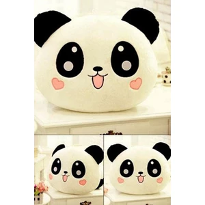 Peluş Panda Tasarımlı Yastık Sevimli Panda Yastık