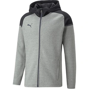 Teamcup Casuals Hooded Jkt Erkek Futbol Ceketi 65798713 Gri