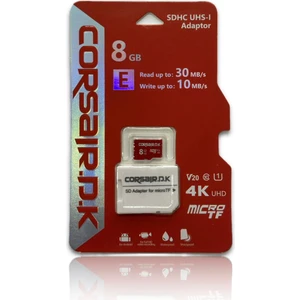 Corsair.d.k Yüksek Hızlı Micro Sd Kart 8gb - 4K UHD Micro Sd Card