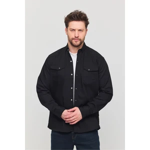 Slim Fit Çift Cepli Çıtçıtlı  Dar Kalıp Pamuklu Kot Gömlek