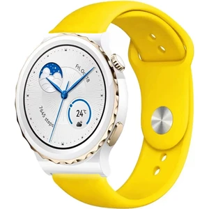Huawei Watch Gt3 Pro 43MM Seramik ile Uyumlu Kordon Yumuşak Dokulu Silikon Kayış