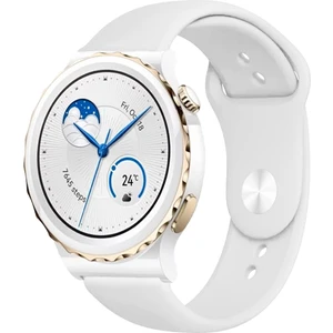 Huawei Watch Gt3 Pro 43MM Seramik ile Uyumlu Kordon Yumuşak Dokulu Silikon Kayış