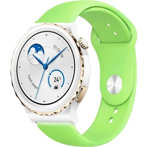Huawei Watch Gt3 Pro 43MM Seramik ile Uyumlu Kordon Yumuşak Dokulu Silikon Kayış