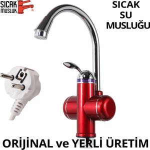 Sıcak Musluk Asg-1k Kırmızı