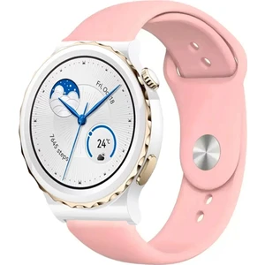 Huawei Watch Gt3 Pro 43MM Seramik ile Uyumlu Kordon Yumuşak Dokulu Silikon Kayış