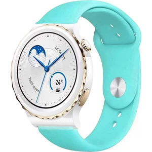 Huawei Watch Gt3 Pro 43MM Seramik ile Uyumlu Kordon Yumuşak Dokulu Silikon Kayış