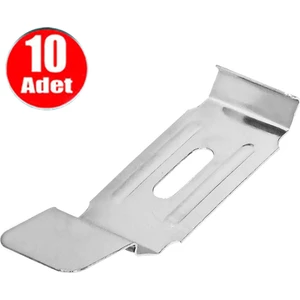 Alet Çantam Ekstra Büyük Kapalı Kasa Zebra Perde Montaj Aparatı (10'lu Paket) Metal 5 cm
