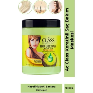 Ac Class Keratinli Saç Bakım Maskesi  1000 ml | Düzleştirilmiş Etkili Bakım