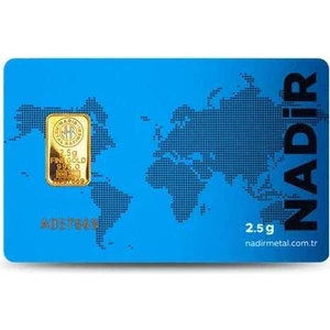 AgaKulche Nadir 2,5 Gram Altın (995) 24 Ayar Külçe Altın