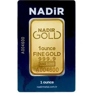 Agakulche Nadir 1 Ons 31.10 gr Külçe Altın
