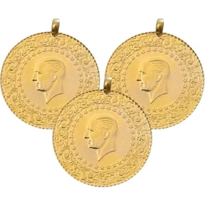 Yeni 3 Adet Tam Altın