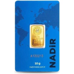 AgaKulche 10 gr 995 24 Ayar Nadir Külçe Altın