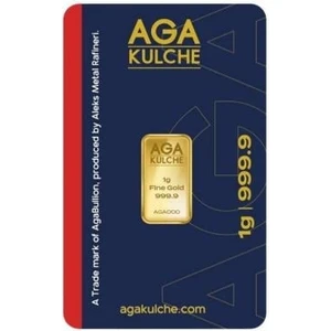 Agakulche 1 gr 24 Ayar 999.9 Külçe Altın