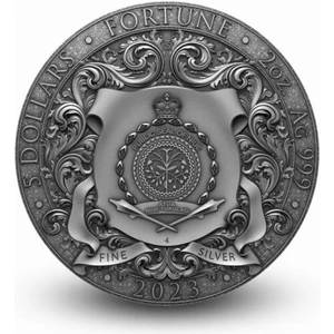 Fortuna Kader Tanrısı Gümüş Sikke 62.20 gram 999 Ayar Koleksiyonluk Madeni Para