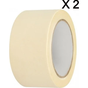 2 Adet Kağıt Bant 48 mm Maskeleme Bandı Boya Bandı