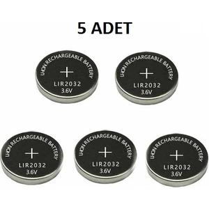 2032 Düğme Pil 5'li