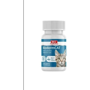 Bio Pet Active Pet Active Bioderm Kediler İçin Biotin Çinko 100 Tablet