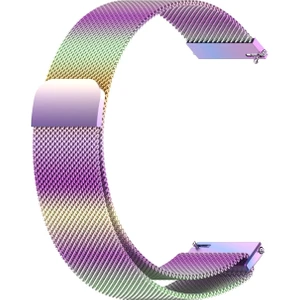 Samsung Galaxy Watch 4/5/6/7/fe/40/40/44 Classic 42/43/46/47MM Uyumlu 20MM Metal Hasır Mıknatıslı Kordon Paslanmaz Çelik