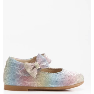 Doria Kız Bebek Soft Tabanlı Gökkuşağı Babet AB1001-15