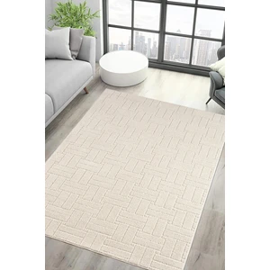 Kaymaz Taban Moopy Krem Bukleli Yumuşak Soft Dokuma Yolluk Halı Salon Halısı LP1001A_KREM