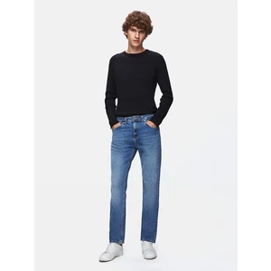 Hollywood Y Düz Paça Orta Bel Jean Pantolon Erkek Günlük Kullanım İçin Desenli Gri Kargo