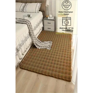 Vizon Yumuşak Bubble Kaymaz Özel Taban Peluş Halı Yolluk