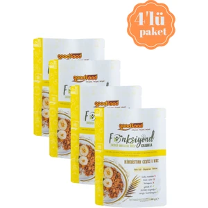 Good Food Hindistan Cevizi ve Muzlu Granola 4'lü Fırsat Paketi