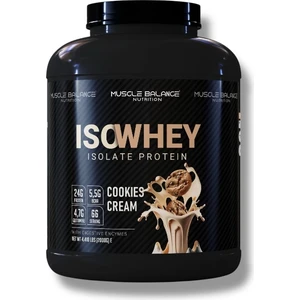 Muscle Balance Isolate Whey Protein 2000 gr 66 Servis Kurabiye