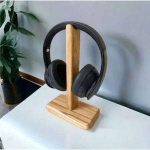 Ahşap Kulaklık Standı Kayın Ağacı