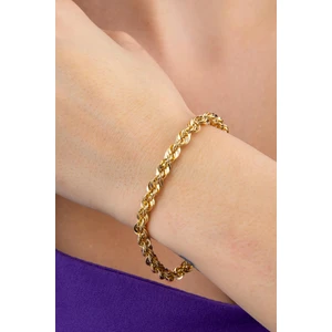 Fiyonk Kuyumculuk 14 Ayar Altın Burgu Bileklik 5.15 mm