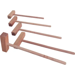 Anaokulu ve Okul Öncesi Için El Yapımı Ahşap Çekiç, 5x