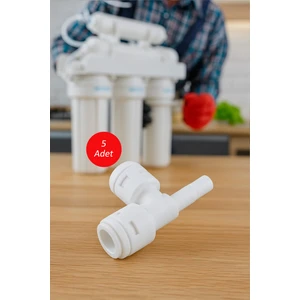Su Arıtma Cihazı F Bağlantı Nipeli 6 mm Boru x 6 x 6 mm Quick (5 ADET)