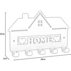 Metal Anahtarlık Askısı Model 2 Beyaz