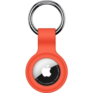 Apple Airtag Uyumlu Silikon Koruyucu Anahtarlık Arkası Kapalı Düşmez Yıkanabilir