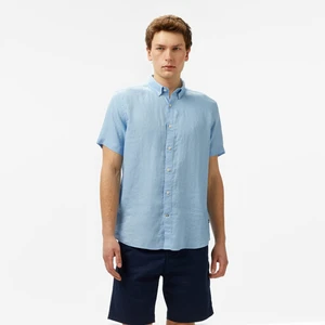 Erkek Mavi Classic Fit Gömlek