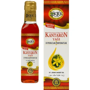Krk Gıda Kantaron Yağı 250 ml - Soğuk Sıkım, Saf, Bitkisel Yağ