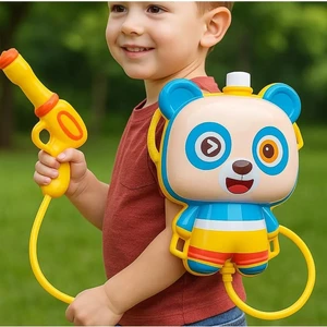 Sırt Çantalı Su Tabancası Pompalı Özel Hazneli Su Tüfeği 1000 ml 3-8 Yaş