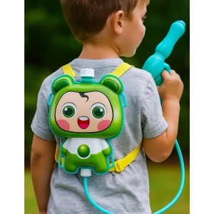 Sırt Çantalı Su Tabancası Pompalı Özel Hazneli Su Tüfeği 1000 ml 3-8 Yaş