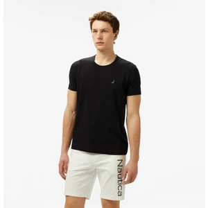 Nautara Erkek Siyah Regular Fit T-Shirt